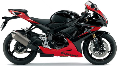 Suzuki GSX R 750 2014 Black YVB Red YVZ fooqs naklejki stickers decals aufkleber adesivi adesivo autocollants