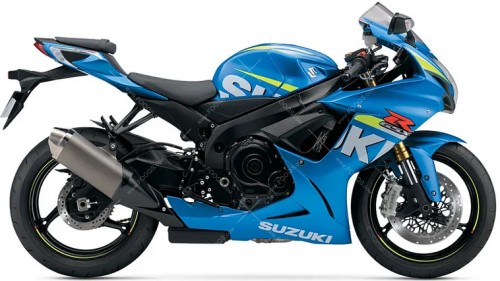 Suzuki GSX R 750 2015 Blue YSF fooqs naklejki stickers decals aufkleber adesivi adesivo autocollants