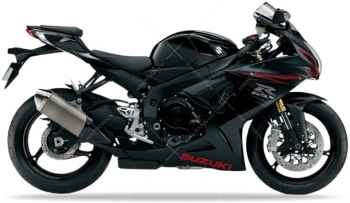 Suzuki GSX R 750 2011 2012 Black YVB fooqs naklejki stickers decals aufkleber adesivi adesivo autocollants