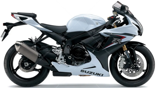 Suzuki GSX R 750 2014 White RB5 Mat Black No.2 YKV fooqs naklejki stickers decals aufkleber adesivi adesivo autocollants