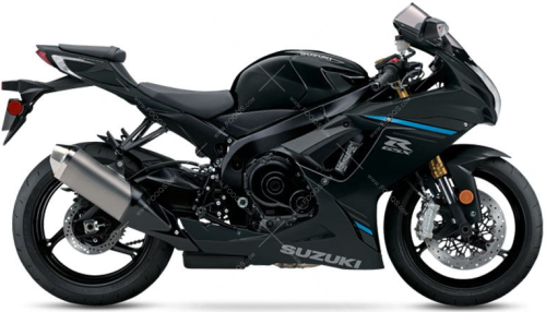 Suzuki GSX R 750 2023 Black YVB fooqs naklejki stickers decals aufkleber adesivi adesivo autocollants