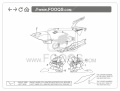 Kawasaki ZX 6R 1997 green red fooqs naklejki stickers decals aufkleber oem autocolantes motocyklowy sklep pegatinas