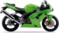 Kawasaki ZX 6R 2003 green 7F fooqs naklejki stickers decals aufkleber oem lipdukai motorrad наклейки на мотоцикл