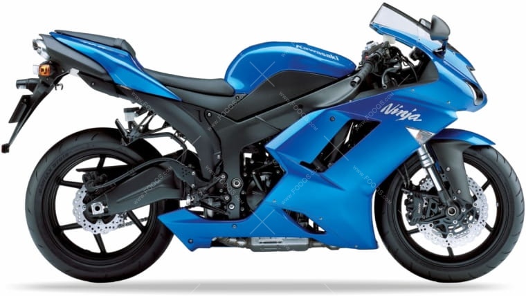 Kawasaki-ZX-6R-2007-2008-blue-