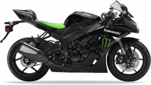 Kawasaki ZX 6R 2009 Monster Edition fooqs naklejki stickers decals aufkleber oem 摩托車貼紙 motocyklowy sklep lipéad