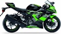 Kawasaki ZX 6R 2016 green fooqs naklejki stickers decals aufkleber oem наклейки lipdukai stickers tal mutur