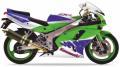 Kawasaki ZXR 750 1993 green white blue fooqs motorcycle decals aufkleber oem autocollants adesivi naklejki nalepky adhesivos nálepky oem original 1