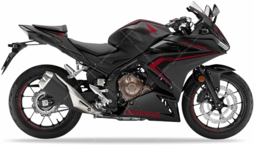 Honda CBR 500R 2019 2020 grey NH303 fooqs naklejki stickers decals aufkleber oem autocollants moto adesivos de moto