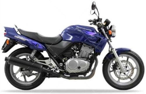 Honda CB 500 1994 1995 blue PB186 fooqs stickers aufkleber naklejki autocollants adesivi motorstickers