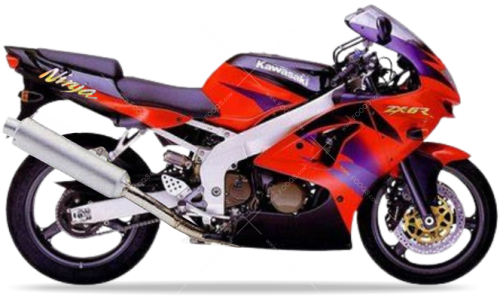 Kawasaki ZX 6R 1998 red H1 fooqs naklejki stickers decals aufkleber oem autocolantes motocyklowy sklep pegatinas