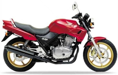 Honda CB 500 2000 2002 red R255 naklejki fooqs stickers aufkleber naklejki autocollants adesivi motorstickers