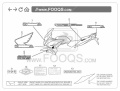 Honda CBF 1000F 2010 2011 2012 2013 2014 fooqs naklejki stickers decals aufkleber adesivi adesivo autocollants