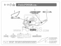 Honda CBF 1000 2006 2007 2008 2009 fooqs naklejki stickers decals aufkleber adesivi adesivo autocollants