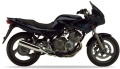 Yamaha XJ 600 S Diversion 1994 1995 1996 Very Dark Blue Metallic 3 motor stickers oem parts oryginal aufkleber