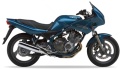 Yamaha XJ 600 s diversion 1997 1998 1999 2000 2001 2002 cyan metallic 3 motor stickers oem parts oryginal