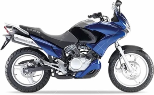 Honda XL 125 V Varadero 2007 2011 blue PB296 fooqs naklejki stickers decals aufkleber oem на мотоцикл