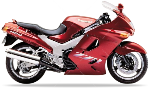 Kawasaki ZZR 1100 1993 Red fooqs naklejki stickers decals aufkleber adesivi adesivo autocollants