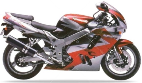 Kawasaki ZX 9R 1994 1995 candy wine red H3 motor stickers oem parts oryginal aufkleber autocollants adesivi nalepky tal mutur naklejki