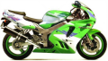 Kawasaki ZX 9R 1996 lime green 777 naklejki fooqs naklejki motor sticker motorfiets oem original aufkleber tal mutur oem parts