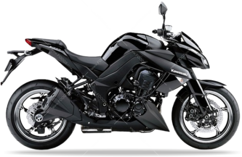 Kawasaki Z 1000 2010 Ebony H8 naklejki fooqs stickers aufkleber naklejki autocollants adesivi motorstickers