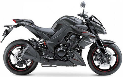 Kawasaki Z 1000 2012 ebony 32N fooqs stickers aufkleber naklejki autocollants adesivi motorstickers