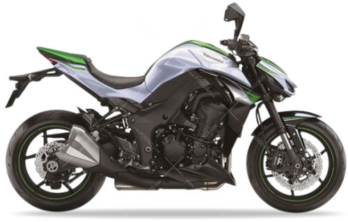 Kawasaki Z 1000 2016 white 25Y fooqs stickers aufkleber naklejki autocollants adesivi motorstickers