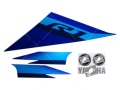 Yamaha YZF R1 2024 blue C DPBMC fooqs naklejki stickers decals aufkleber oem motorcycle shop pegatinas
