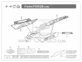 Honda CB 500 1994 1995 fooqs stickers aufkleber naklejki autocollants adesivi motorstickers oem
