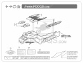 Honda CB 500 1998 1999 fooqs stickers aufkleber naklejki autocollants adesivi motorstickers oem