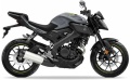 Yamaha MT 125 2017 grey fooqs moto stickers oem parts naklejki decals aufkleber adesivi
