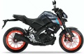Yamaha MT 125 2021 graphite naklejki fooqs stickers oem decals aufkleber adesivi autocollants adesivi nalepky