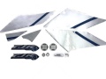 Yamaha FJR 1300 2002 2005 silver navy blue fooqs motorcycle stickers