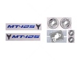 Yamaha MT 125 2014 titanium fooqs naklejki stickers decals aufkleber oem nalepke za motorna kolesa