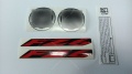 Yamaha FZ6 N 2004 2006 dark red fooqs motorcycle stickers