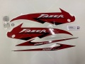 Yamaha FZS 1000 Fazer 2005 dark red fooqs motorcycle stickers
