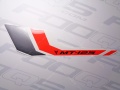 Yamaha MT 125 2019 silver red fluo fooqs naklejki stickers decals aufkleber oem autocollants moto adhesivos moto