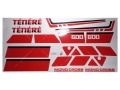 Yamaha XT 600 Z Tenere 1988 white fooqs naklejki stickers decals aufkleber oem наклейки motocyklowy sklep