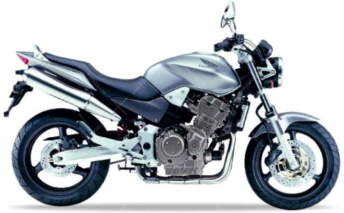 Honda CB 900 F Hornet 2002 2003 Iron Nail Silver Metallic NH167 motor stickers oem parts oryginal adesivi nalepky naklejki
