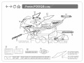 Honda CBR 929RR Fireblade 2000 2001 fooqs naklejki stickers decals aufkleber adesivi adesivo autocollants