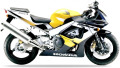 Honda CBR 929RR Fireblade 2000 Yellow Y160 fooqs naklejki stickers decals aufkleber autocollants