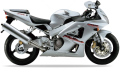 Honda CBR 929RR Fireblade 2001 Silver NH146 fooqs naklejki stickers decals aufkleber autocollants