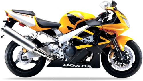 Honda CBR 929RR 2000 Yellow Y124 USA fooqs naklejki stickers decals aufkleber autocollants