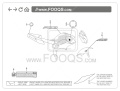 Yamaha FZ8 N 2010 2011 motor stickers oem parts oryginal aufkleber autocollants adesivi nalepky naklejki