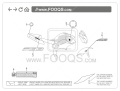 Yamaha FZ8 N 2012 2013 motor stickers oem parts oryginal aufkleber autocollants adesivi nalepky naklejki