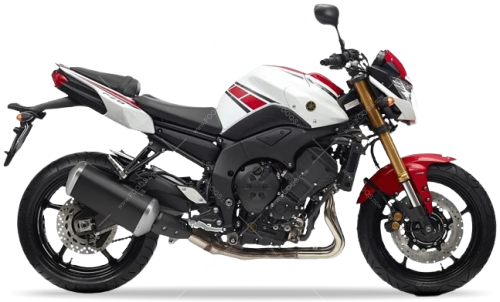 Yamaha FZ8 N 2012 bluish white cocktail 1 BWC1 motor stickers oem parts oryginal aufkleber