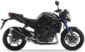 Yamaha FZ8 N 2014 dark gray metallic DNMN motor stickers oem parts oryginal aufkleber autocollants