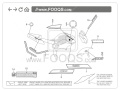 Yamaha FZ8 N 2014 dark gray metallic DNMN motor stickers oem parts oryginal aufkleber autocollants adesivi nalepky naklejki