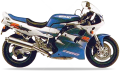 Suzuki GSX R 1100 1994 M18 White Blue No. 1 fooqs naklejki stickers decals aufkleber adesivi adesivo autocollants