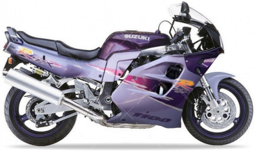 Suzuki GSX R 1100 1994 Light Purple C3S fooqs naklejki stickers decals aufkleber adesivi adesivo autocollants