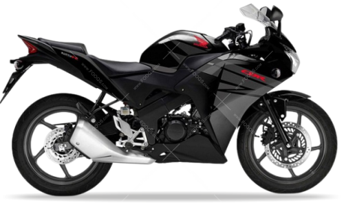 Honda CBR 125R 2015 Asteroid Black Metallic NHA35 naklejki stickers aufkleber motodecals adesivi pegatinas nálepky autocollants
